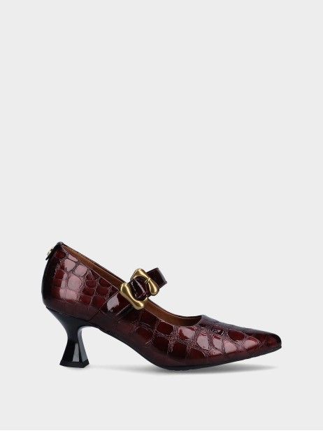 Mid Heel Leather Shoe Lucy 07