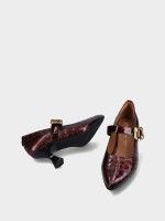 Mid Heel Leather Shoe Lucy 07
