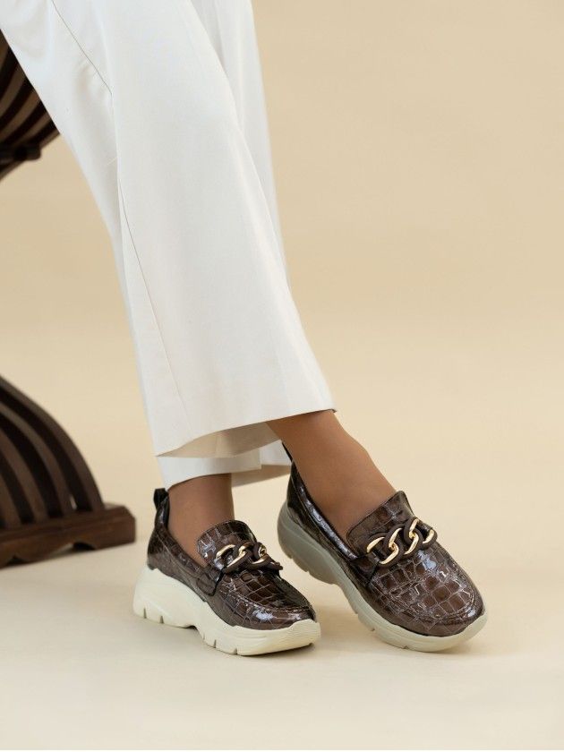 Leather Moccasin Aline 16