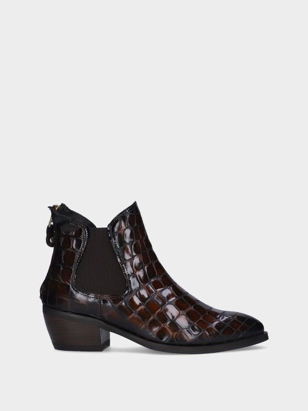 Western Leather Ankle Boot Sasha 10 Western Leather Ankle Boot Sasha 10