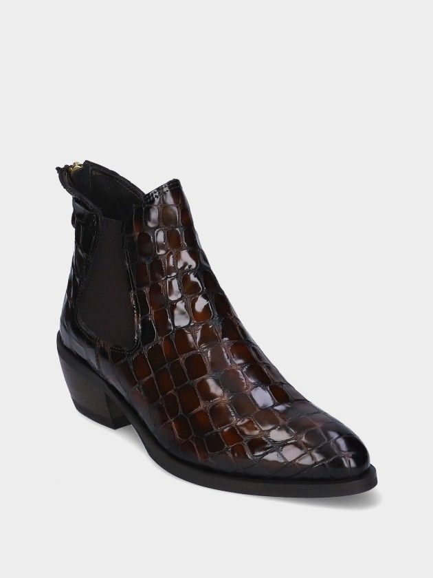 Western Leather Ankle Boot Sasha 10