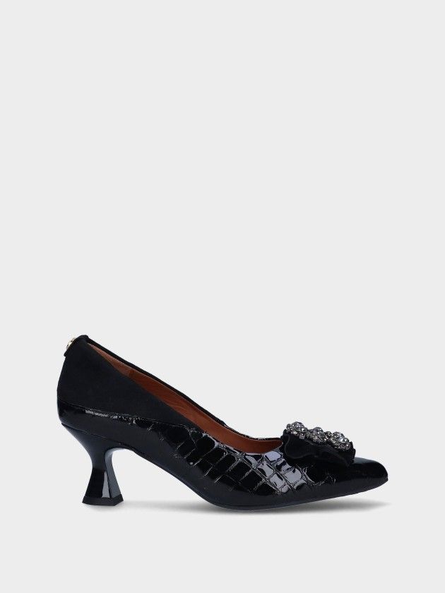 Mid Heel Leather Shoe Lucy 08