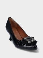 Mid Heel Leather Shoe Lucy 08 Mid Heel Leather Shoe Lucy 08