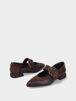 Low Heel Leather Shoe Lea 128