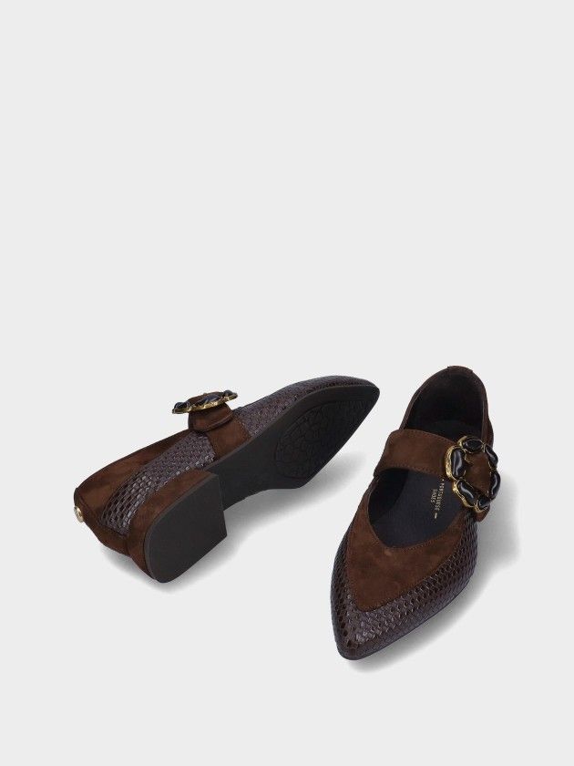 Low Heel Leather Shoe Lea 128