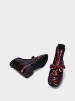 Low Heel Leather Ankle Boot Clara 06