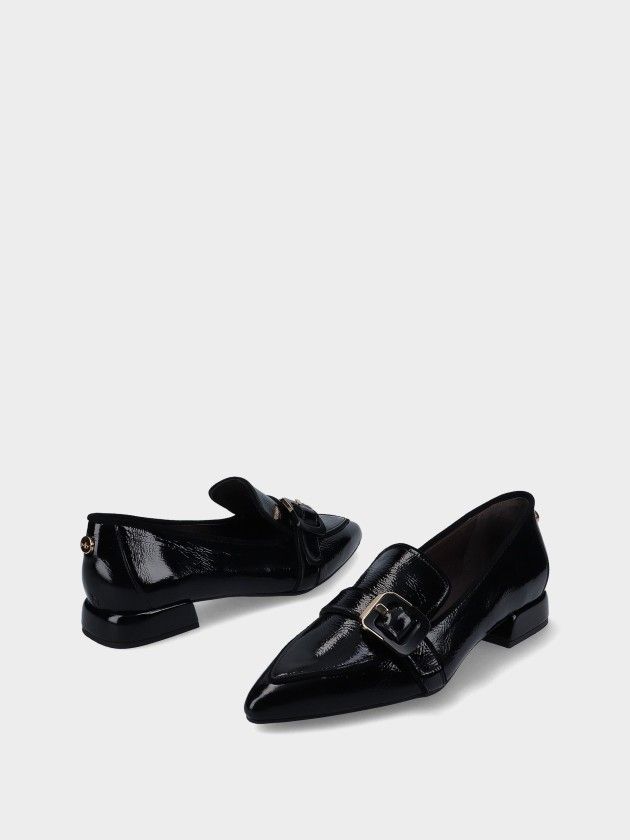 Chaussures Talon Bas en Cuir  Lea 119