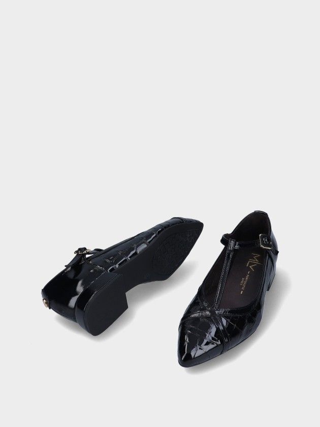 Low Heel Leather Shoe Lea 120