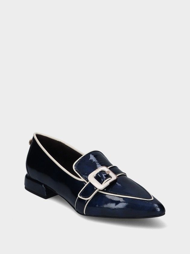 Chaussures Talon Bas en Cuir  Lea 119