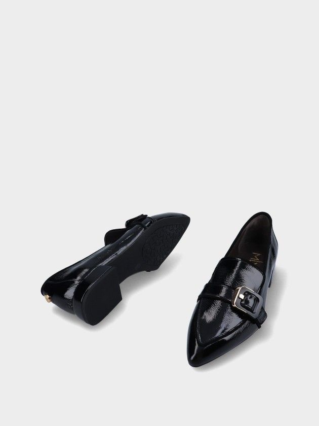 Chaussures Talon Bas en Cuir  Lea 119