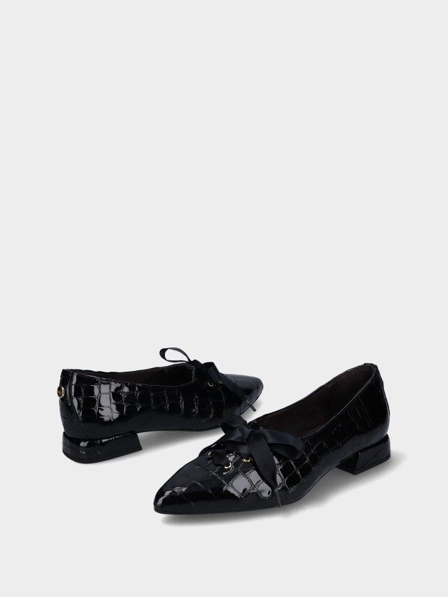 Chaussures Talon Bas en Cuir  Lea 121