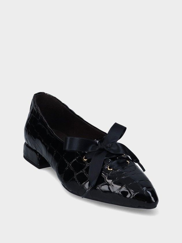 Chaussures Talon Bas en Cuir  Lea 121