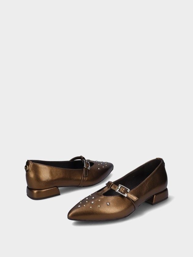 Low Heel Leather Shoe Lea 123