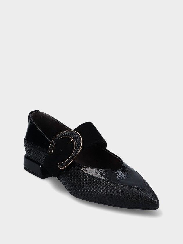 Chaussures Talon Bas en Cuir  Lea 127