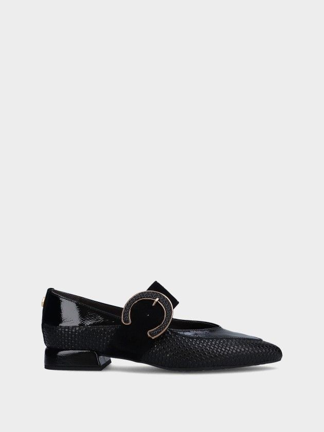 Chaussures Talon Bas en Cuir  Lea 127