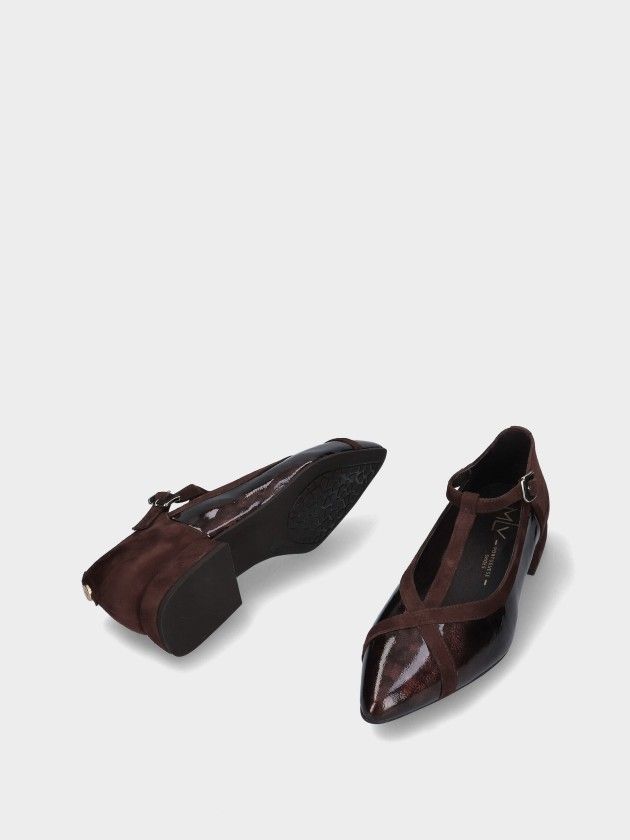 Low Heel Leather Shoe Lea 124