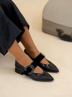 Chaussures Talon Bas en Cuir Lea 127 Chaussures Talon Bas en Cuir Lea 127