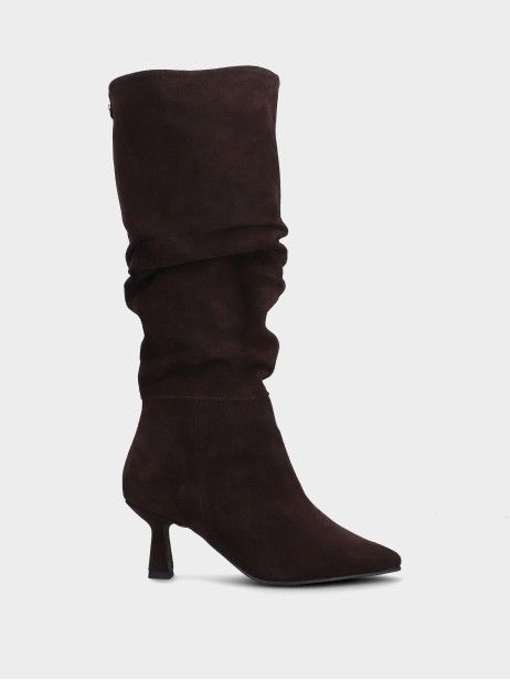 High Heel Leather Boot Leonor 05