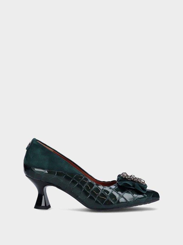 Mid Heel Leather Shoe Lucy 08