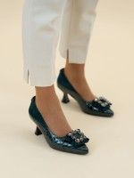 Chaussures Talon Moyen en Cuir Lucy 08 Chaussures Talon Moyen en Cuir Lucy 08