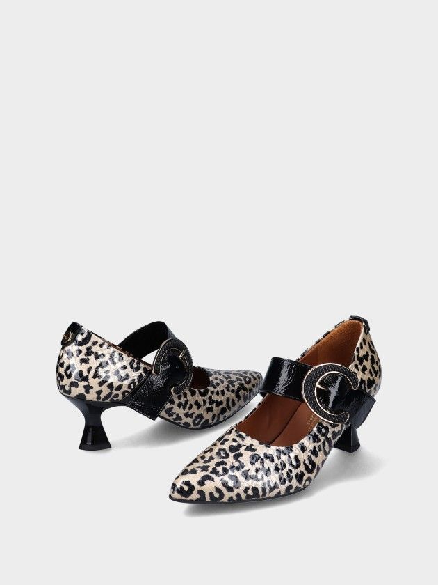 Mid Heel Leather Shoe Lucy 12