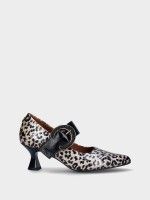 Mid Heel Leather Shoe Lucy 12 Mid Heel Leather Shoe Lucy 12
