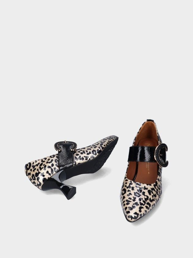 Mid Heel Leather Shoe Lucy 12