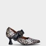 Mid Heel Leather Shoe Lucy 12 Mid Heel Leather Shoe Lucy 12
