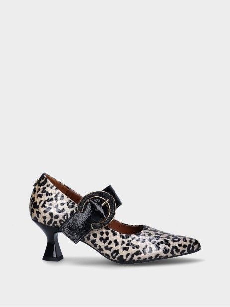 Mid Heel Leather Shoe Lucy 12