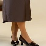 Mid Heel Leather Shoe Lucy 10 Mid Heel Leather Shoe Lucy 10