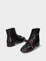 Low Heel Leather Ankle Boot Clara 06