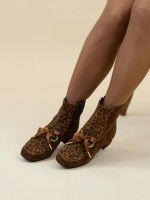 Bottine Talon Bas en Cuir Clara 05 Bottine Talon Bas en Cuir Clara 05