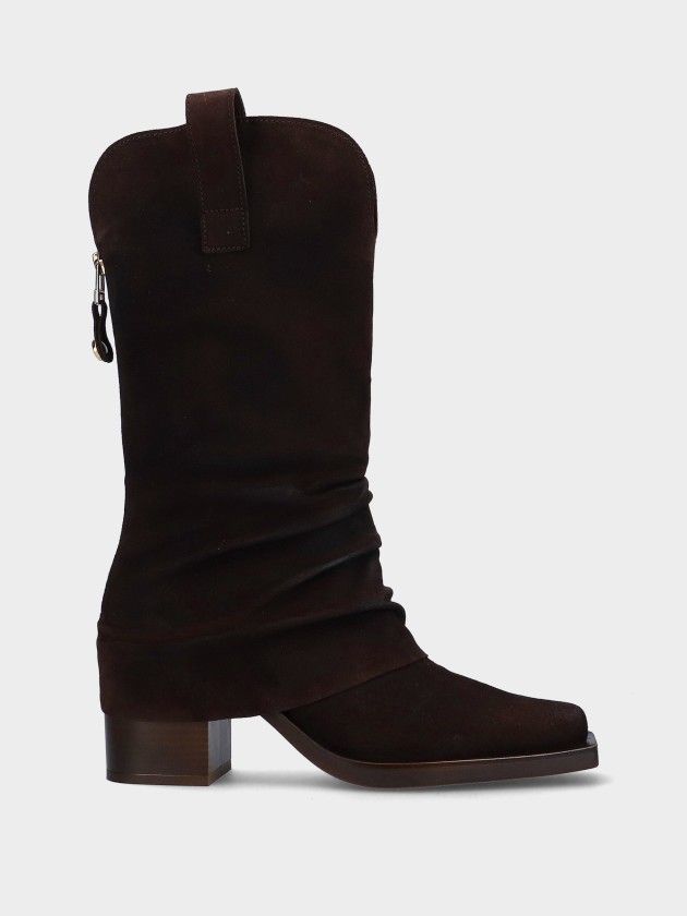 Botas Cowboy de Piel Silvana 01 Botas Cowboy de Piel Silvana 01