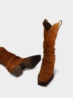 Botas Cowboy de Piel Silvana 01 Botas Cowboy de Piel Silvana 01