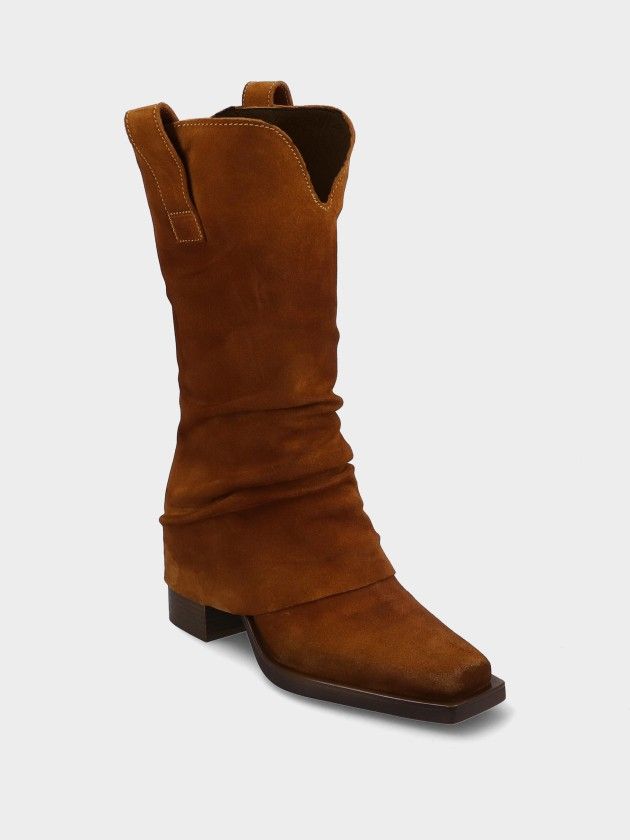 Botas Cowboy de Piel  Silvana 01