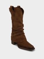 Botas Cowboy de Piel Silvana 01 Botas Cowboy de Piel Silvana 01