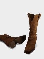 Botas Cowboy de Piel Silvana 01 Botas Cowboy de Piel Silvana 01