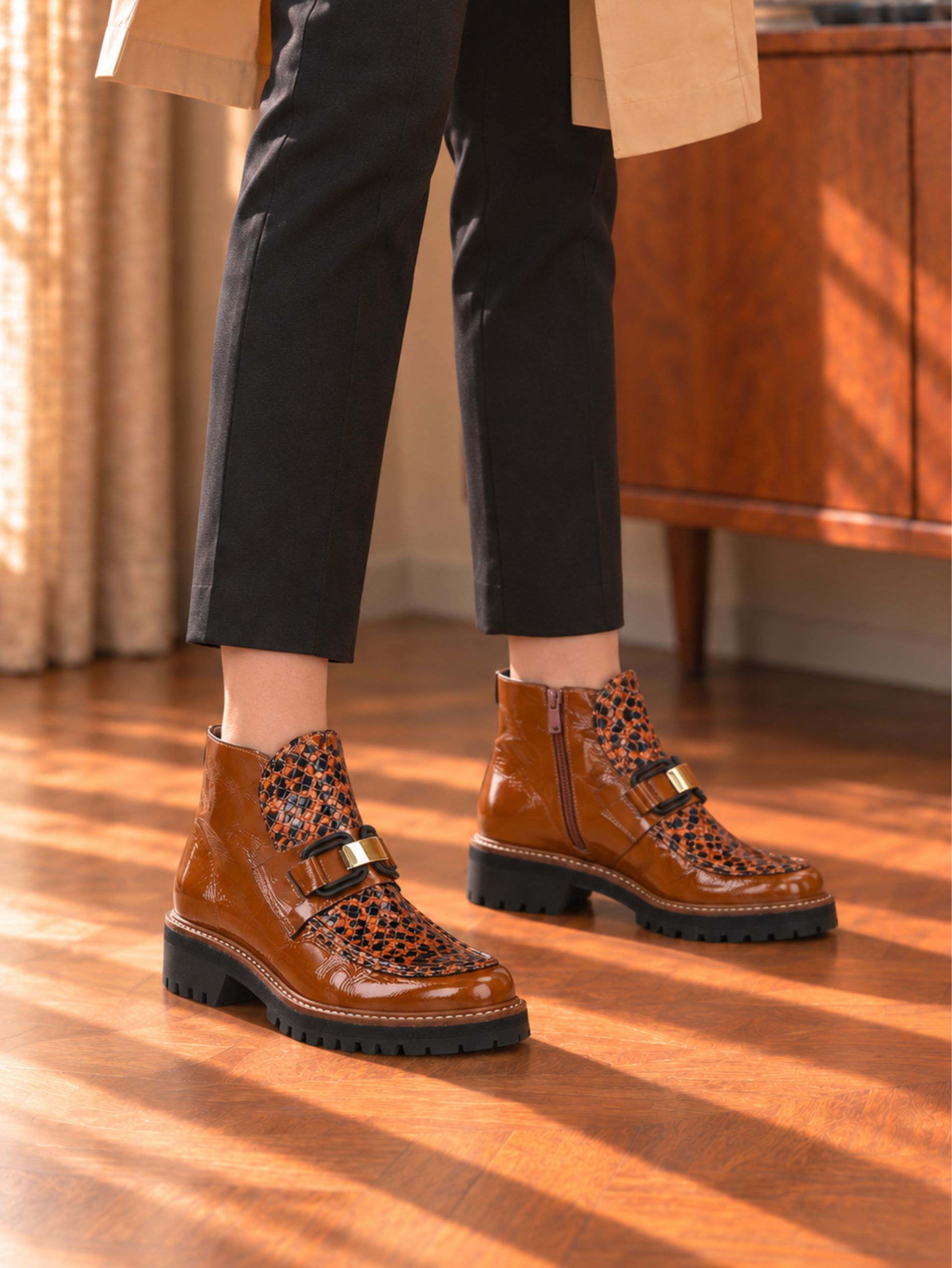 Leather Ankle Boot Raquel 112