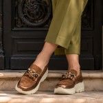 Leather Moccasin Aline 13 Leather Moccasin Aline 13