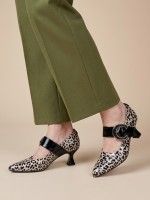 Mid Heel Leather Shoe Lucy 12 Mid Heel Leather Shoe Lucy 12