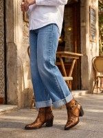 Western Leather Ankle Boot Sonia 03 Western Leather Ankle Boot Sonia 03