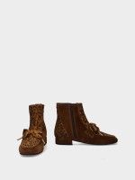 Low Heel Leather Ankle Boot Clara 05