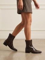 Bottes Talon Bas en Cuir Ricarda 02 Bottes Talon Bas en Cuir Ricarda 02