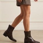 Bottes Talon Bas en Cuir Ricarda 02 Bottes Talon Bas en Cuir Ricarda 02