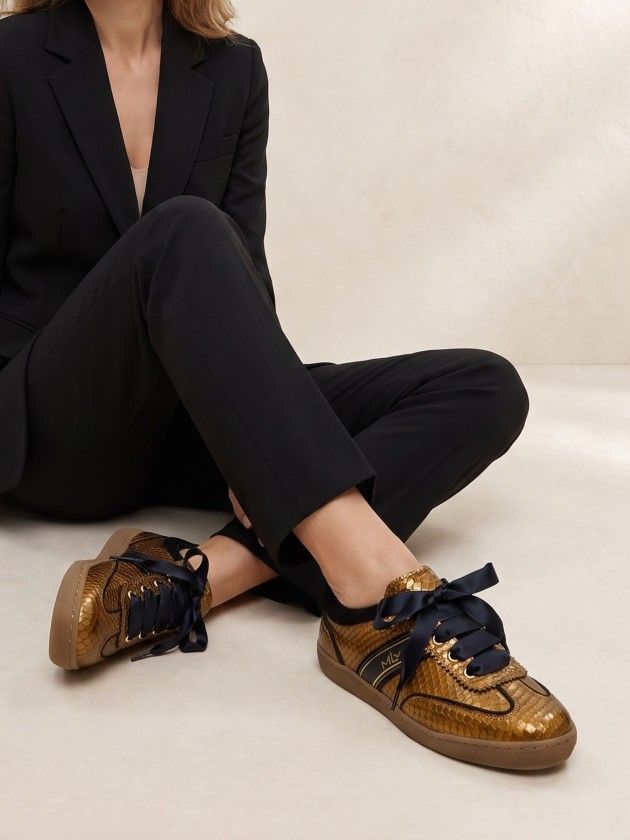 Leather Sneaker Amber 05