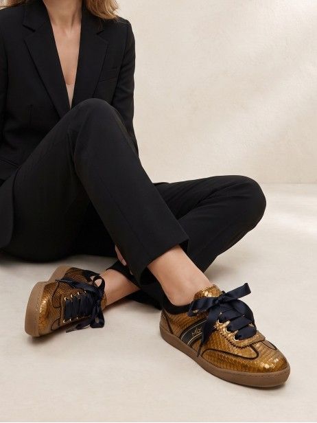 Leather Sneaker Amber 05