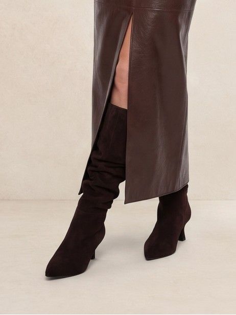 High Heel Leather Boot Leonor 05